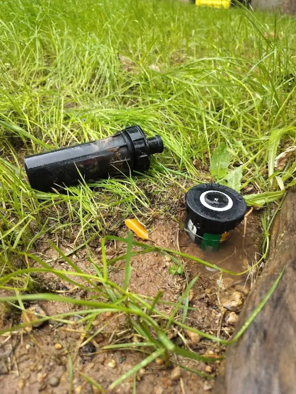 Irrigation sprinkler repair completed by Arrowscape
